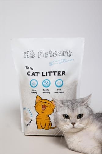 Litière biologique naturelle Original Odour Tofu (|8L) pour chat - Élimine les odeurs - Réduit les déchets - Longue duré