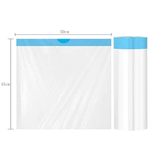 Sacs Litière Chat RMAN 3 Rouleaux, Biodégradables et Durables, Autonettoyants, 50 x 45 cmpour Chat