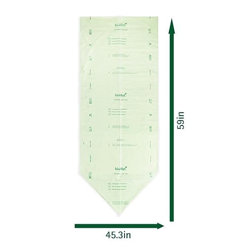 Sac Poubelle Compostable bioMat 240l, Spécialement pour Déchets Organiques, Idéal pour Familles, Gardestar Santé et Envi