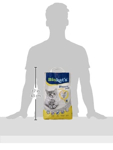 Litière Sans Parfum Biokat's Extra Classic - 5 kg pour Chat, Absorption Rapide et Élimination des Odurs, Idéal pour Mais