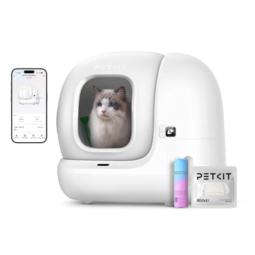 PETKIT Pura Max 2 Bac à Litière Chat Autonettoyante pour Plusieurs Chats - Contrôle APP/Anti-Fuites/Anti-Pincement