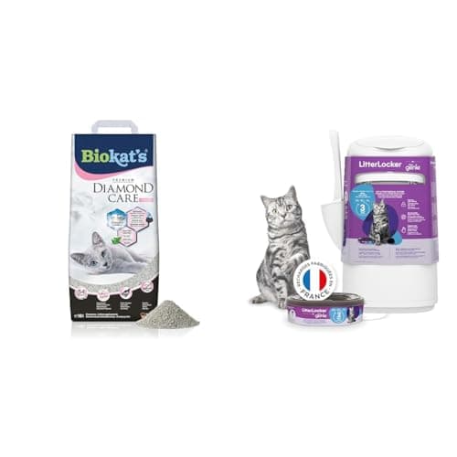 Litter Genie - LitterLocker The Original + Litière fraîche pour Chat avec Parfum de Poudre pour bébé
| Litter Genie - L