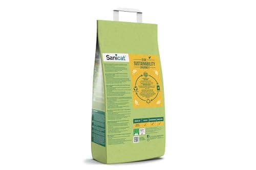Sanicat | Litière végétale agglomérante Natura Activa - Absorption supérieure et formation de blocs solides | Convient a