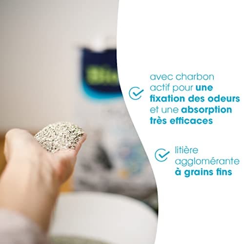 Litière fine à charbon actif Biokat Diamond Care Multicat Fresh - 1 sac