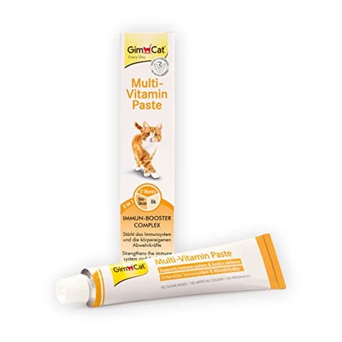 GimCat Pâte Multi-Vitamin pour Chats - Bon pour la Santé, Stimule les Défenses Immunitaires et Renforce le Système Immun