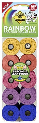 Bags On Board Rechargeable Triple Berry Scented Dog Poop Bags 140 Count Refill Pack for Pet Owners - Eco-Friendly Degrea — Arc-en-ciel