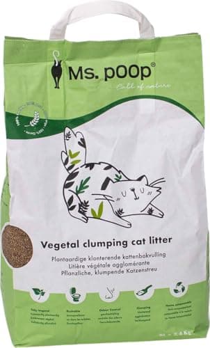 Litière Végétale Agglomérante Écologique Call of Nature 6L, Absorption des Odeurs, Confort Optimal pour Chats Facilement