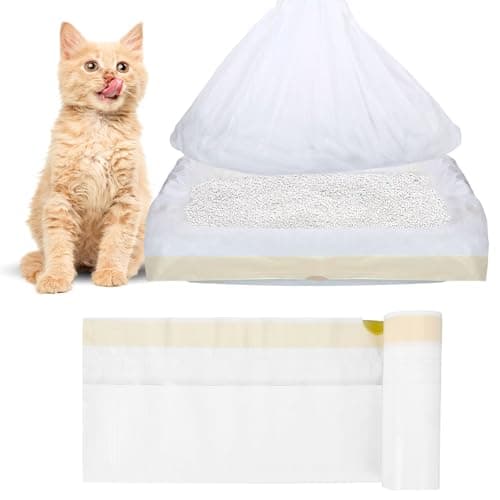 Lot de 20 sacs à litière M indéchirables pour chat - Sacs poubelle extra solides - Inserts hygiéniques pour poubelle à l