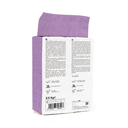 Litière CattyGreen Aqpet Friends Soja Naturel Parfum Lavande pour Chat Usage Intérieur Hypoallergénique Pépites Grands G