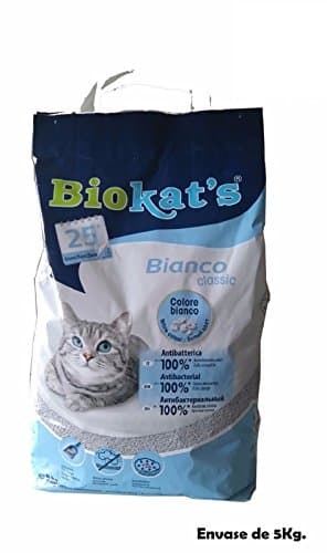 Poubelle et Odeurs Élimination Efficace Usage Múltiple 5 kg Sac Arena Blanc