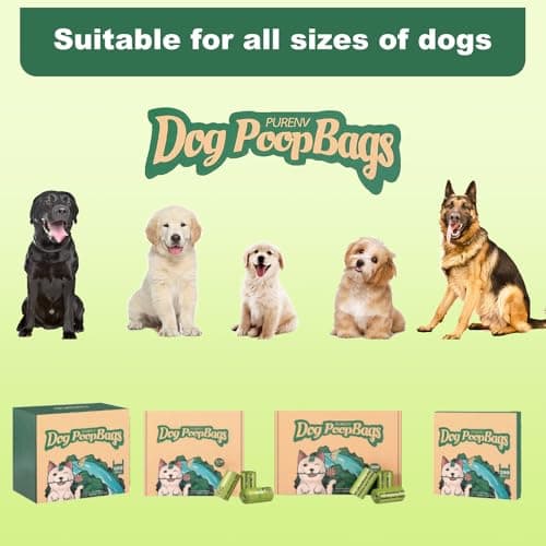 Sac biodégradable pour chiens PureNv, épais, étanche, 270 sacs, succès d'erreur