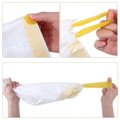 Lot de 20 sacs à litière M indéchirables pour chat - Sacs poubelle extra solides - Inserts hygiéniques pour poubelle à l