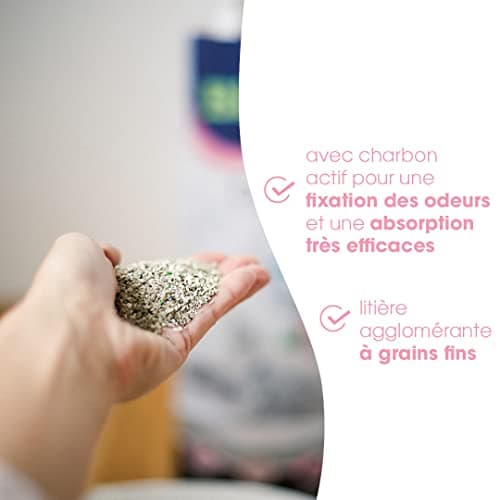 Biokat's Diamond Care Fresh au parfum de talc - Litière fine pour chats - Pour chats sensibles - Absorbe puissamment et
