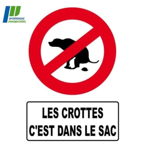 Sac XXL Caca Pour Chien | Haute Résistance | Déjections Canines | Sachets Individuels 100 Sacs à Crottes | Evasione | Re