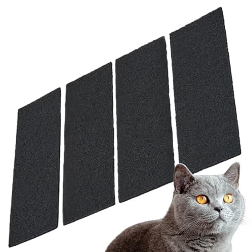 Filtres à charbon actif CROPLAS pour litière chat - Avec couvercle - Lot de 4 - Améliore la qualité de l'air - Grande ca