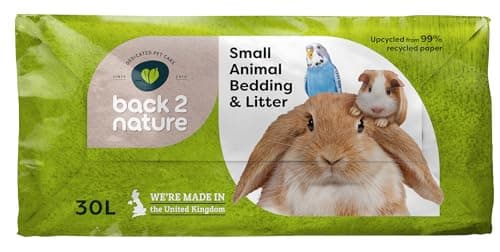 Back-2-Nature Couchage absorbant et confortable pour gerbilles et rats 30 L