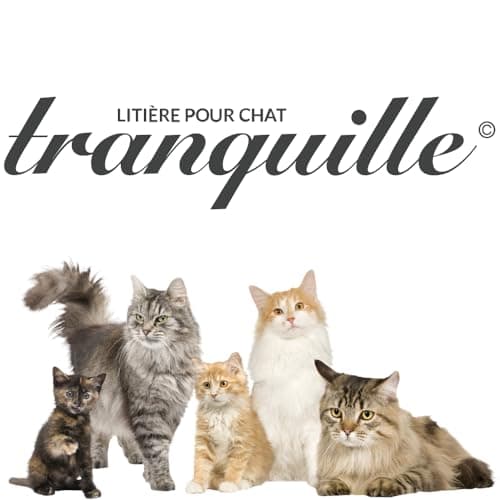 Tranquille Litière pour Chat Agglomérante Minérale 8L Lot de 2 - Sans Poussière, Anti-Odor, Écologique