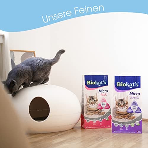 Gimborn Litière pour Chat Biokats Micro Classic - Absorbante et Odorante pour Chatons et Grown-Ups - Idéale pour Interie
