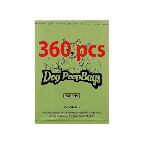 Sac biodégradable pour chiens PureNv, épais, étanche, 270 sacs, succès d'erreur — 360 Plat Sacs
