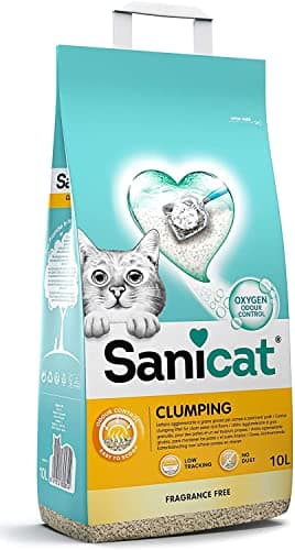 Litère de chat sans parfum + minéraux naturels - contrôle garanti des odeurs - absorbant et facile à nettoyer - 10 L