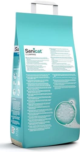 Sanicat - Litière agglomérante parfum savon de Marseille | Composée de minéraux naturels avec contrôle des odeurs garant