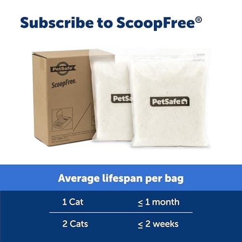 PetSafe ScoopFree Premium Litière pour Chat Non Agglomérante en Cristal - Contrôle des Odeurs, Sans Poussière, Sans Parf