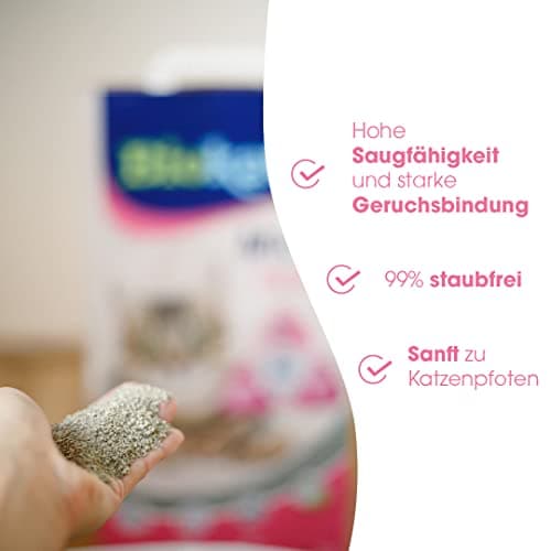 Biokat's Litière pour chat Micro fresh parfum d'été - Litière agglomérante en bentonite fine pour un rendement élevé - 1