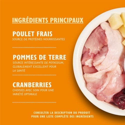 Lily’s Kitchen Sac d’aliments secs pour chats adultes à base de poulet et légumes 2 kg sans céréales
