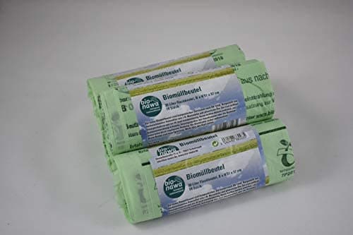 BioBag - Sacs poubelles biodégradables 30 litres selon en 13432-70 pièces pour maison et jardin