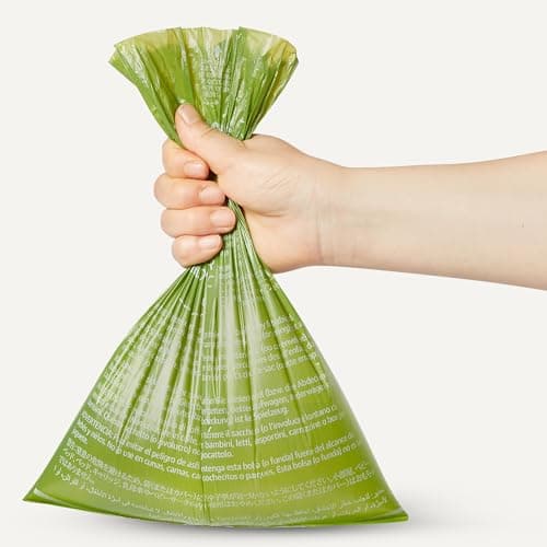 Amazon Basics - Sacs à déjections canines en matériel recyclé, non parfumés, 300 sacs (20 paquets de 15 sacs)  

Amazon