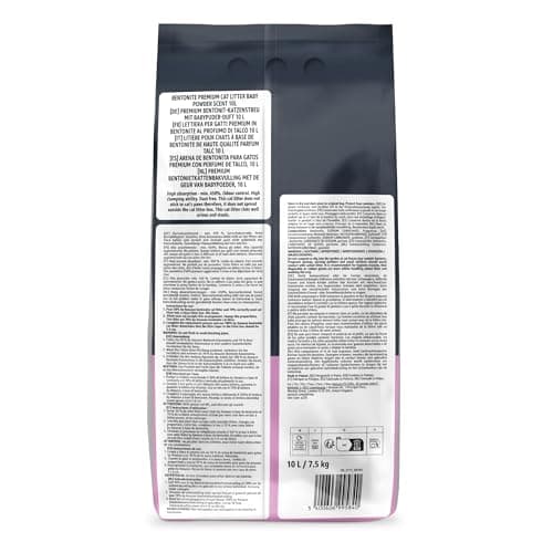 Litière chat premium bentonite, parfum talc, 10L (Anciennement Lifelong)