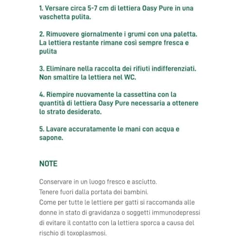Оasy Litière pour chats Super Agglomérante, 6 Litres, Parfum Talco, Idéale pour tous les chats