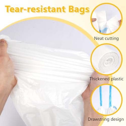 Lot de 20 sacs à litière résistants à la déchirure pour chats - Taille L - 65 x 40 cm - Forte capacité de charge - Sacs