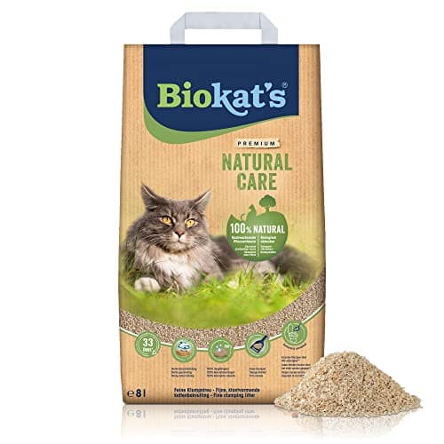 Biokat's Natural Care Naturel 8 LTR + Vitamines et Minéraux + Famille Active + Sport + Formule Hypoallergénique + 8000 M