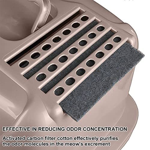 Tokaneit Filtrateur à charbon actif pour sable de chat - Absorbant puissant et facile à utiliser - Idéal pour tous lesty