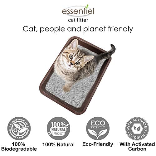 Litière naturelle agglomérante soja charbon pour chat 6L à basse odeur
| Litière naturelle agglomérante soja charbon po