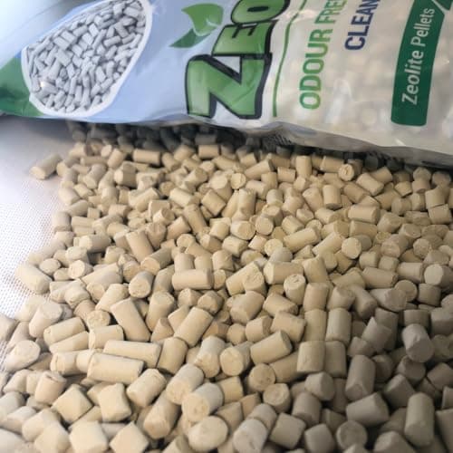 ZeoDeo Granulés de Litière pour Chats à la Zéolite Naturelle Double Couche 1.8 kg - Litière pour Chat Populaire aux État