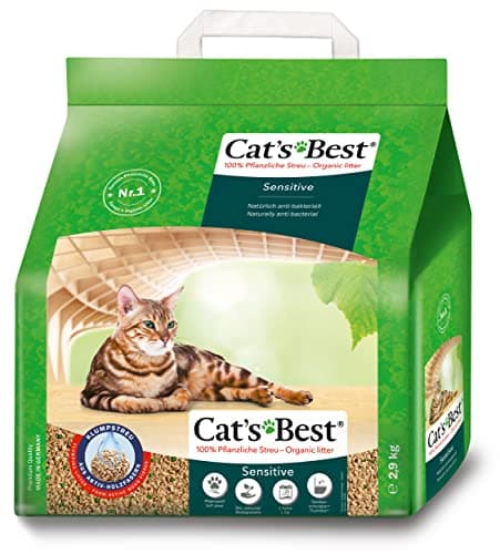 Cat's Best - Litière pour chat Green Power, 2,9 kg pour chat actif et hygiénique