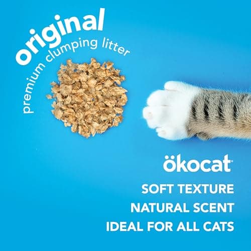 ÖKOCAT Litière en Bois Naturel pour Chat, Clumping, 6 kg, Litière sans Parfum, Bio, 6 kg