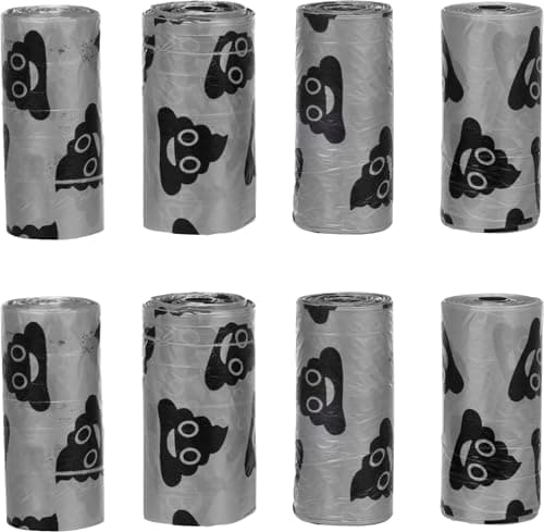 Flamingo Lacha Sacs à Déjections Canines Extra-Résistants 120 Pièces pour Labrador Beagle Bulldog Jack Russell Noir Arge
