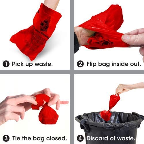 Bags On Board Rechargeable Triple Berry Scented Dog Poop Bags 140 Count Refill Pack for Pet Owners - Eco-Friendly Degrea