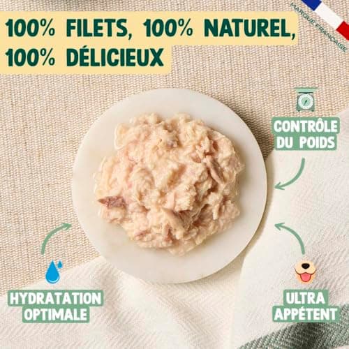FRANKLIN Nourriture Humide pour Chat Filet Poulet et Thon 100% Naturelle Faible en Calories Lot 12 x 70g  
FRANKLIN Nour