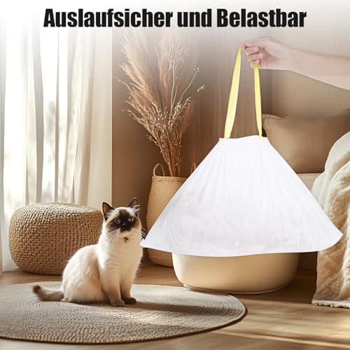 Lot de 20 sacs à litière XL pour chat - Résistant à la déchirure - Sacs hygiéniques - Pour tapis de litière - Taille 79