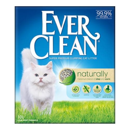 Litière Agglomérante Naturelle à 99,9% Pur, Écologique et Sécurisée pour Chats - Parfaite pour les Ménages Allergiques,