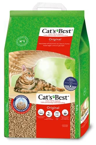 Cat's Best Original 8,6 Kg / 20L - Alimentation pour chats - Adapté aux chats adults - Parfaite pour la croissance et le