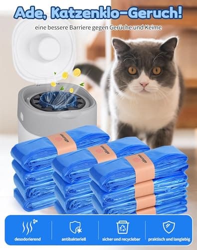 Sac-litière A aBlumen 12 Pièces Compatible Litter Genie LittyCat Couples Recharge Poubelle Couche