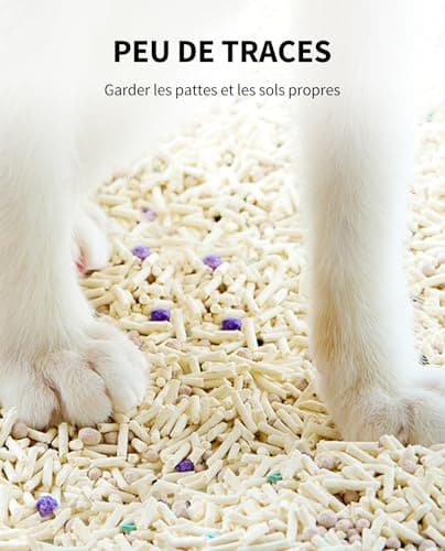 PETKIT Litière à Ulte Absorbance et Séchage Rapide pour Chats (3 Sacs |4kg/Sac) Sans Odeur avec Charbon Actif