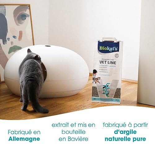 Biokat's Diamond Care VET LINE Attracting & Calming - Litirteen fine spécialement conçue pour des chats jeunes et stress