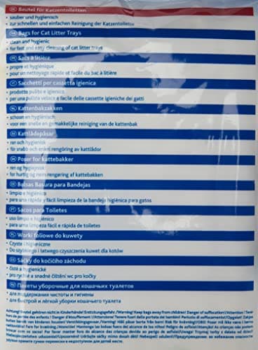 Sac à Litière Taille 46 x 59 cm pour Chien - Lot de 3 - Usage Facile et Hygiénique