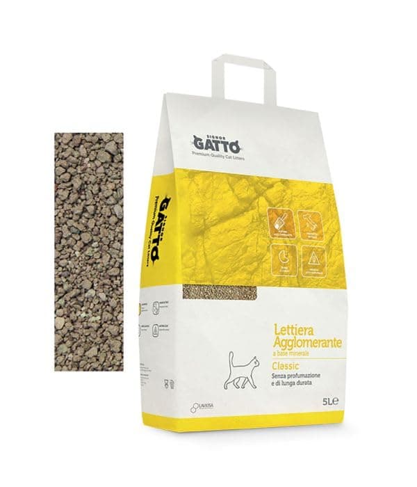 Litière hygiénique 100 % bentonite pour chiens et chats, idéale pour leGREEN CLEAN, facile à utiliser, 10 l